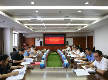 澧水公司黨組理論學(xué)習(xí)中心組開展主題教育第四次集中學(xué)習(xí)研討